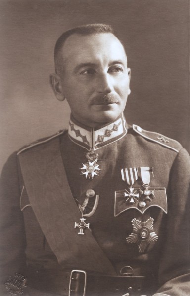 Петро Радзінь - полковник, помічник начальника Генштабу Армії УНР, командувач національних збройних сил Латвії з 1924-го по 1928 роки. Фото 1929 р.