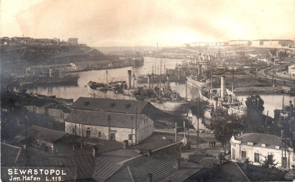 Панорама Севастополя. Німецька фотокартка 1918 р. 